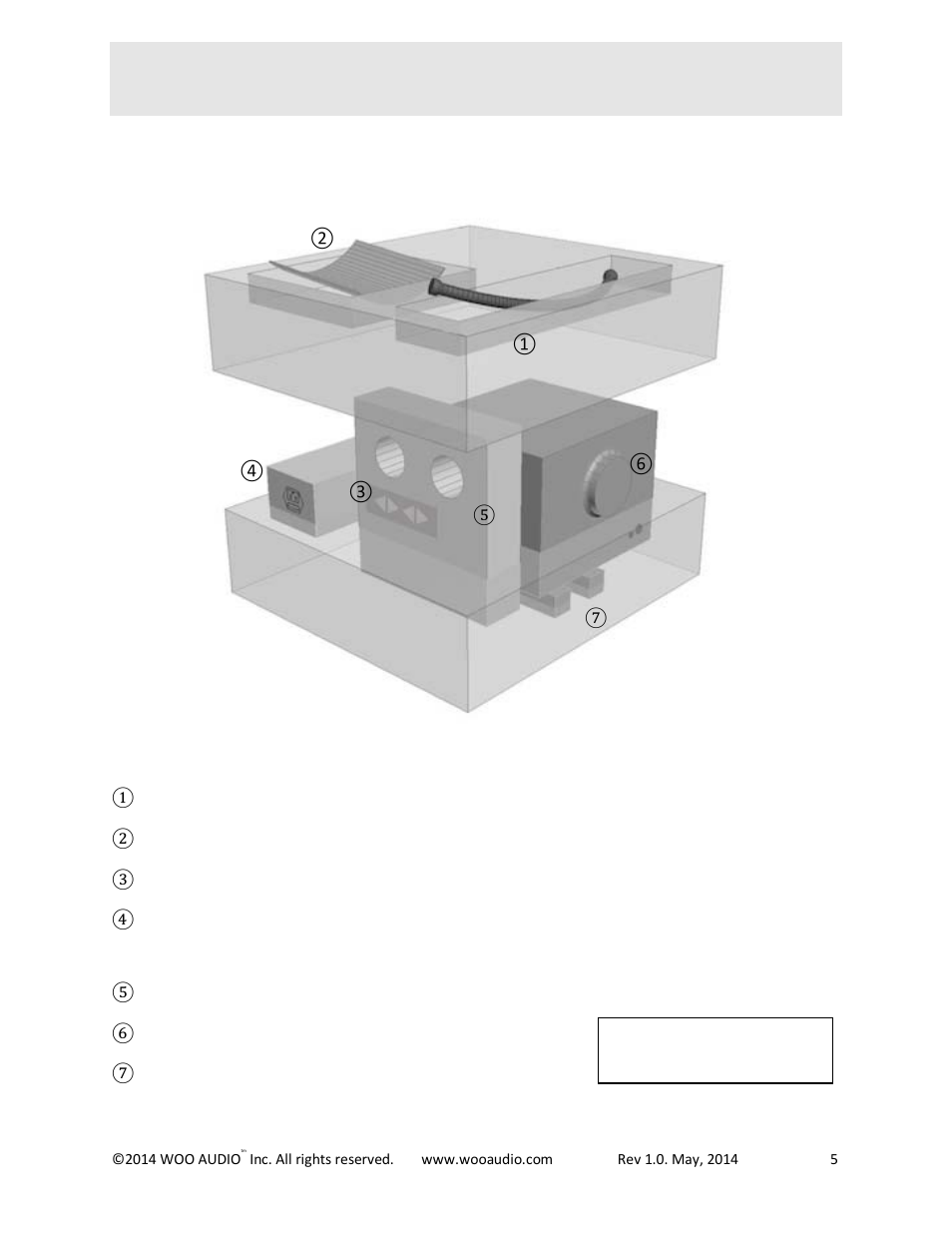 Getting started | Woo Audio WA7d Fireflies Duo User Manual | Page 5 / 16