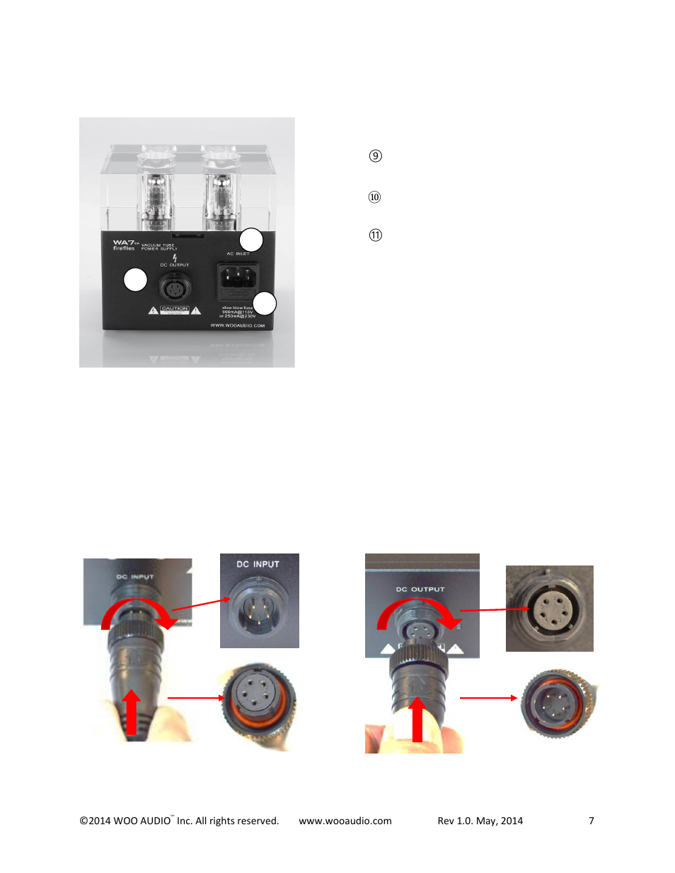 Woo Audio WA7 Fireflies User Manual | Page 7 / 12