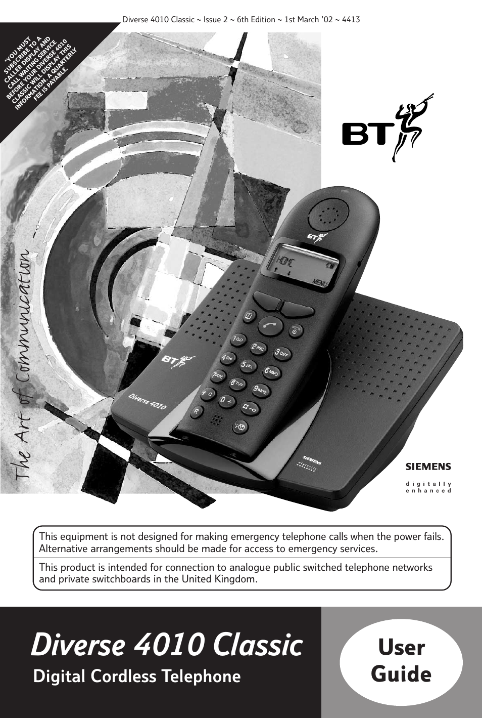 BT 4010 Classic User Manual | 49 pages
