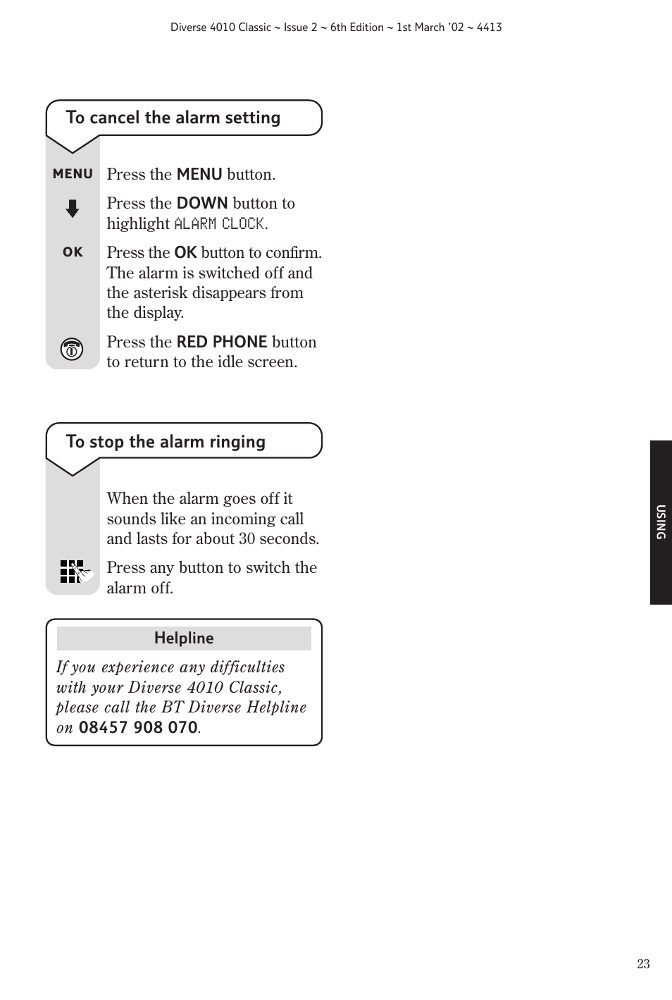 BT 4010 Classic User Manual | Page 25 / 49