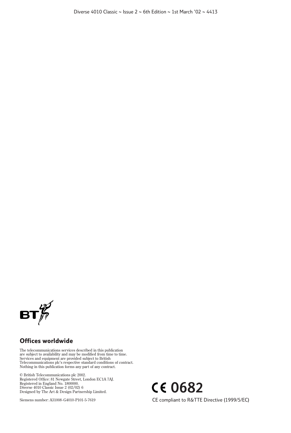 BT 4010 Classic User Manual | Page 49 / 49