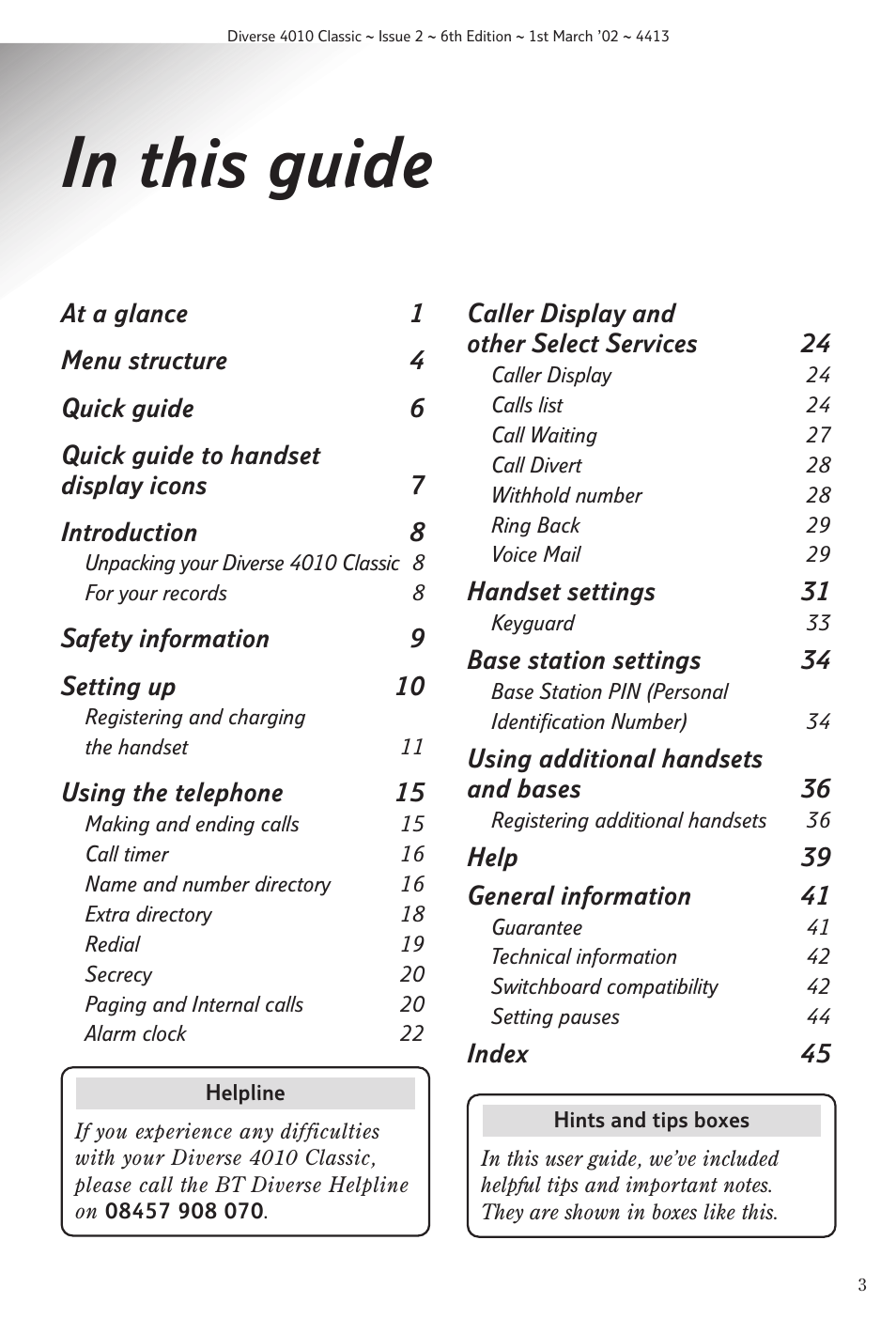 BT 4010 Classic User Manual | Page 5 / 49