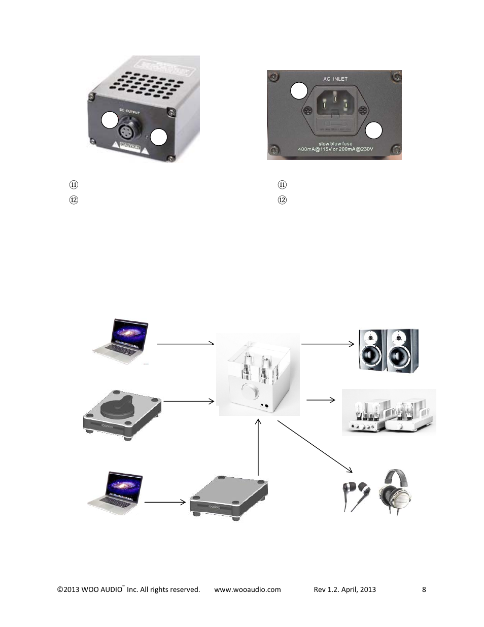 Woo Audio WA7 Fireflies User Manual | Page 8 / 17