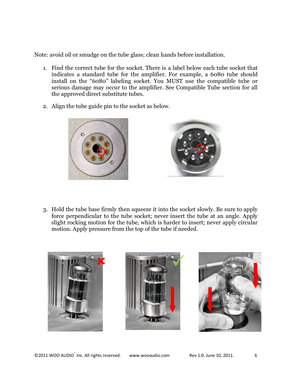 Woo Audio WA3 Single-ended User Manual | Page 6 / 15