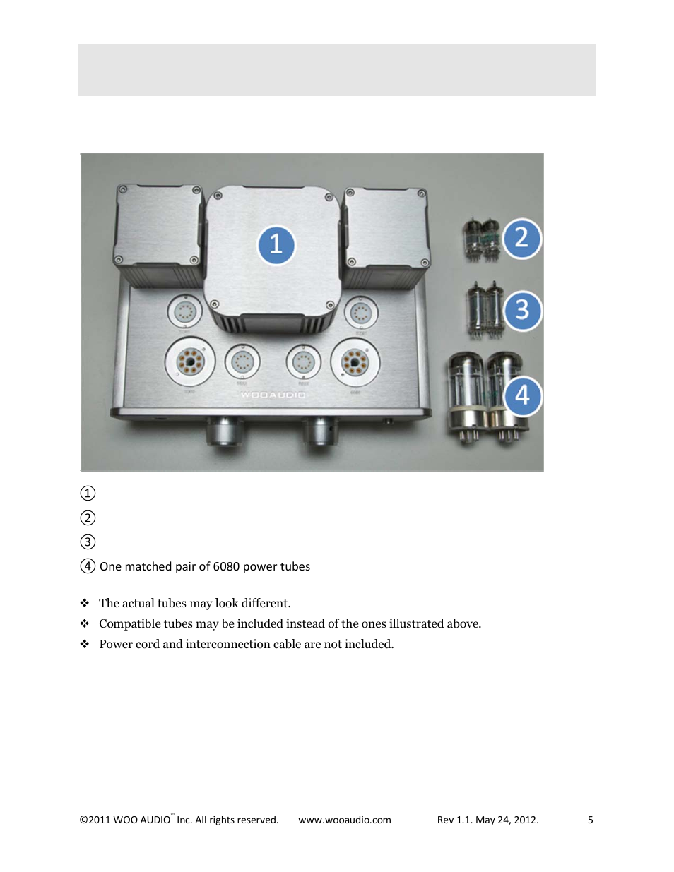 Quick installation | Woo Audio WA2 Single-ended User Manual | Page 5 / 15