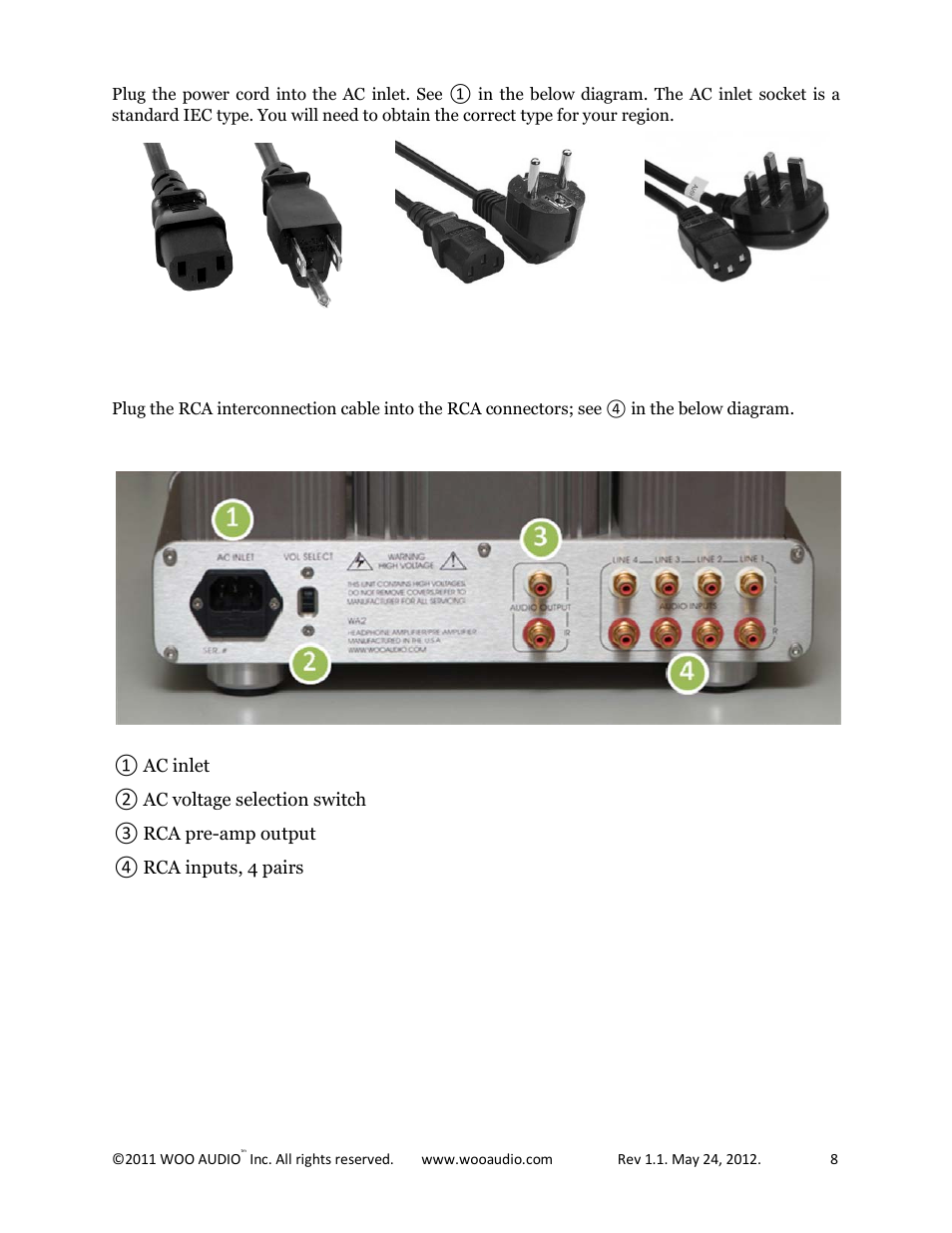 Woo Audio WA2 Single-ended User Manual | Page 8 / 15