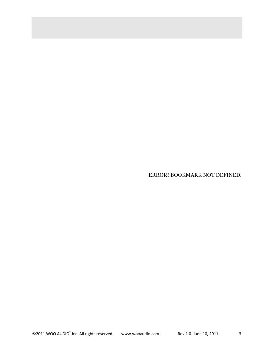 Woo Audio WA6-SE (Special Edition) Headphone Amplifier User Manual | Page 3 / 15