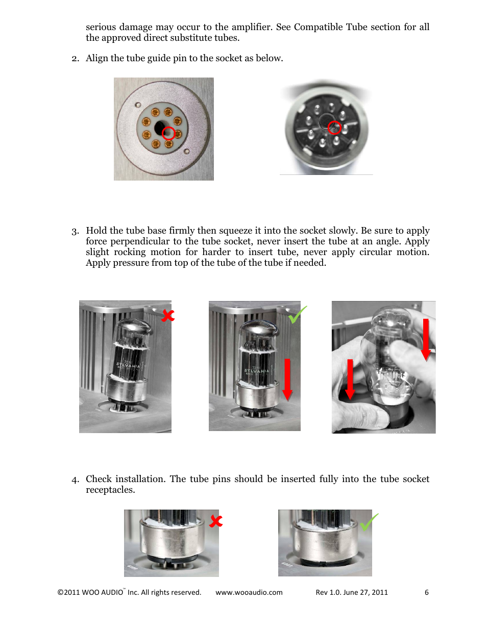 Woo Audio WA5 300B Single-ended Triode User Manual | Page 6 / 16