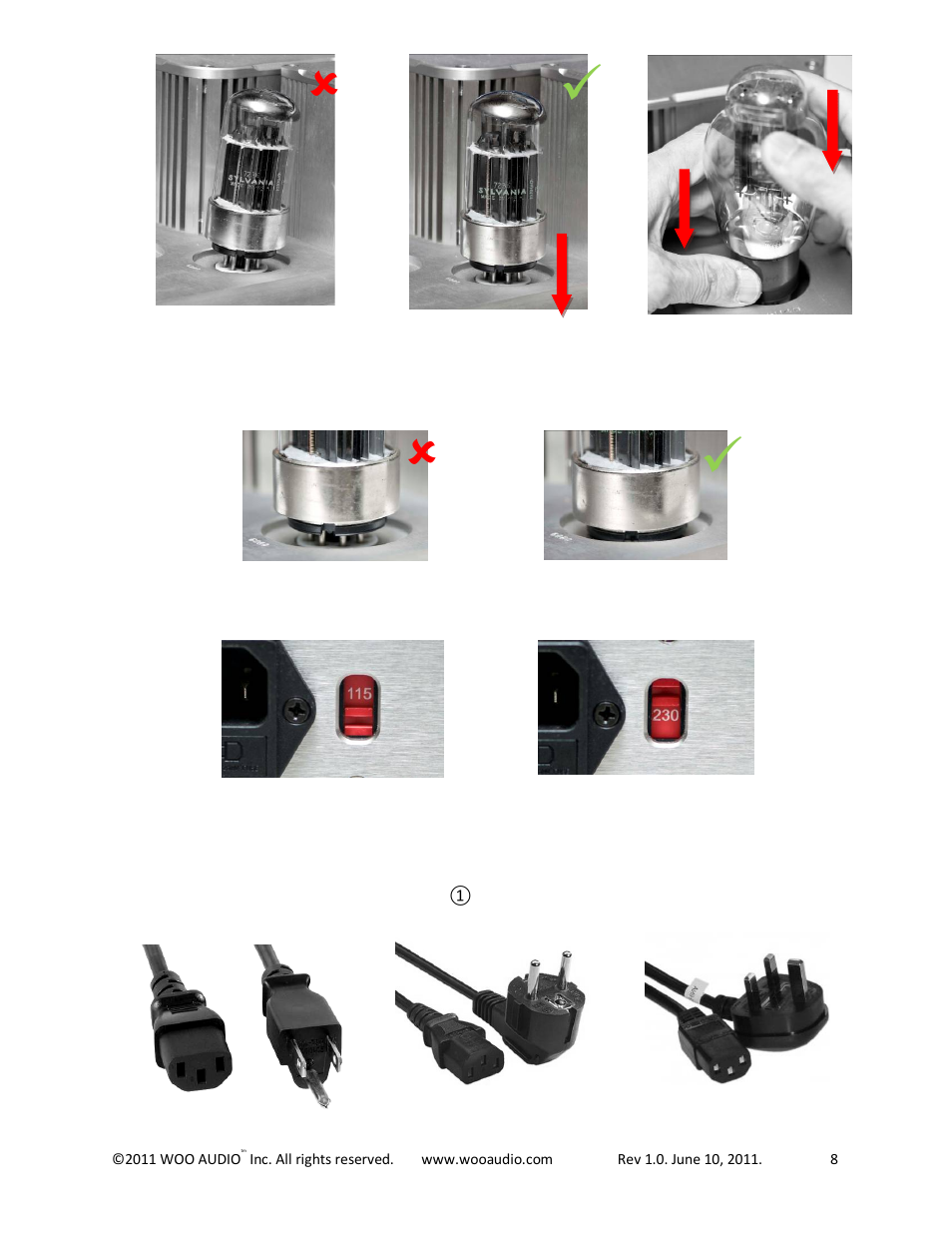 Woo Audio WES User Manual | Page 8 / 17