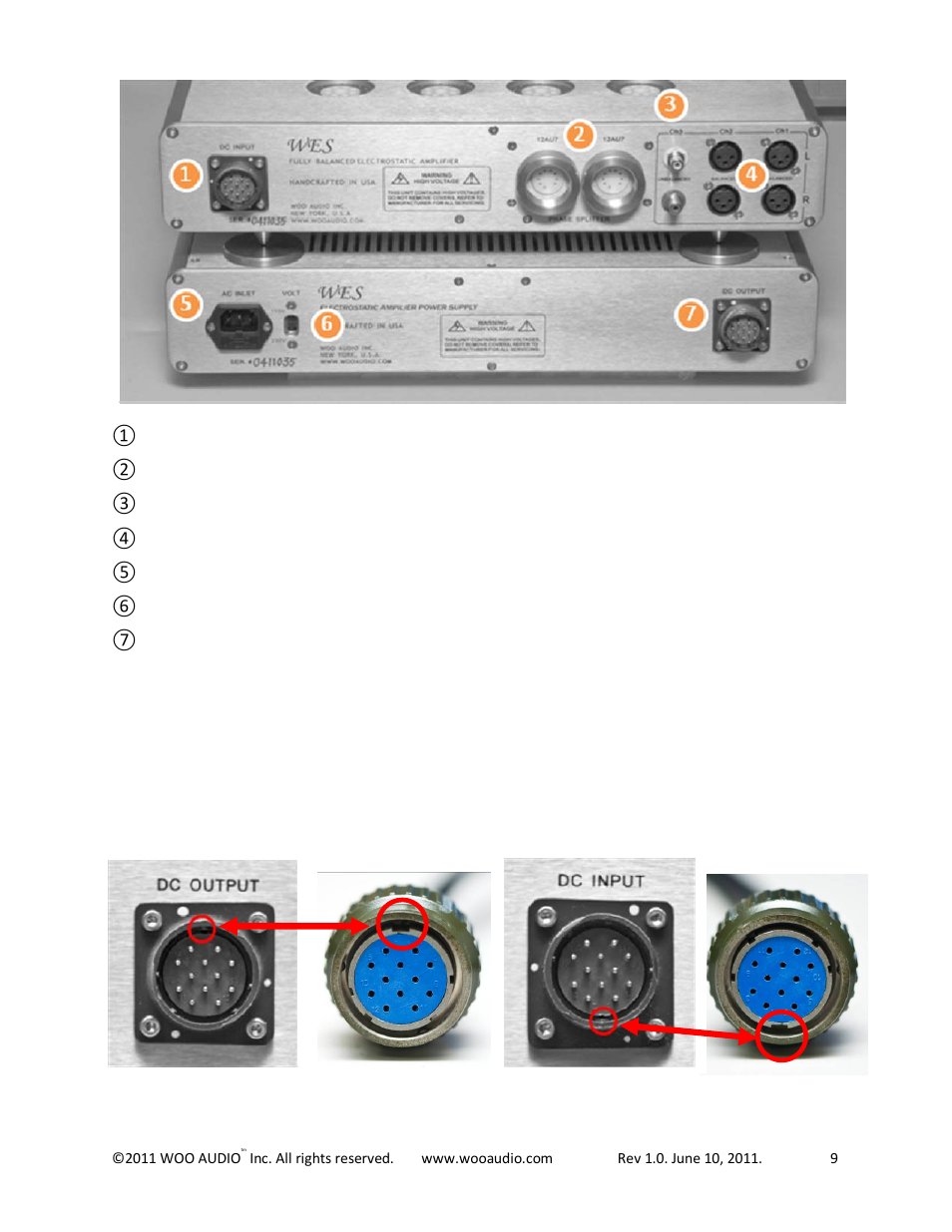 Woo Audio WES User Manual | Page 9 / 17