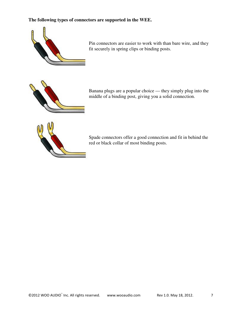 Woo Audio WEE User Manual | Page 7 / 12