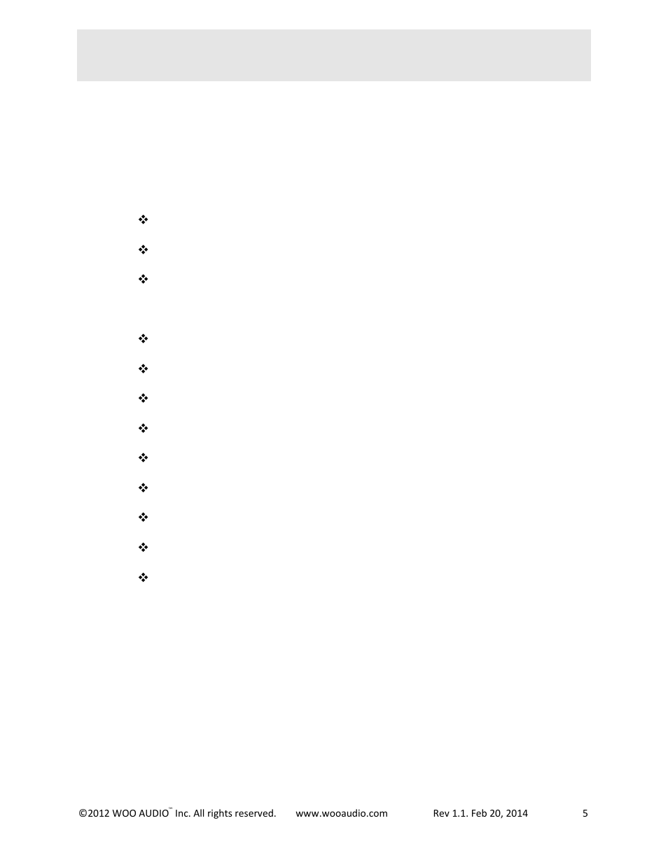 Wds-1 overview | Woo Audio WDS-1 User Manual | Page 5 / 19