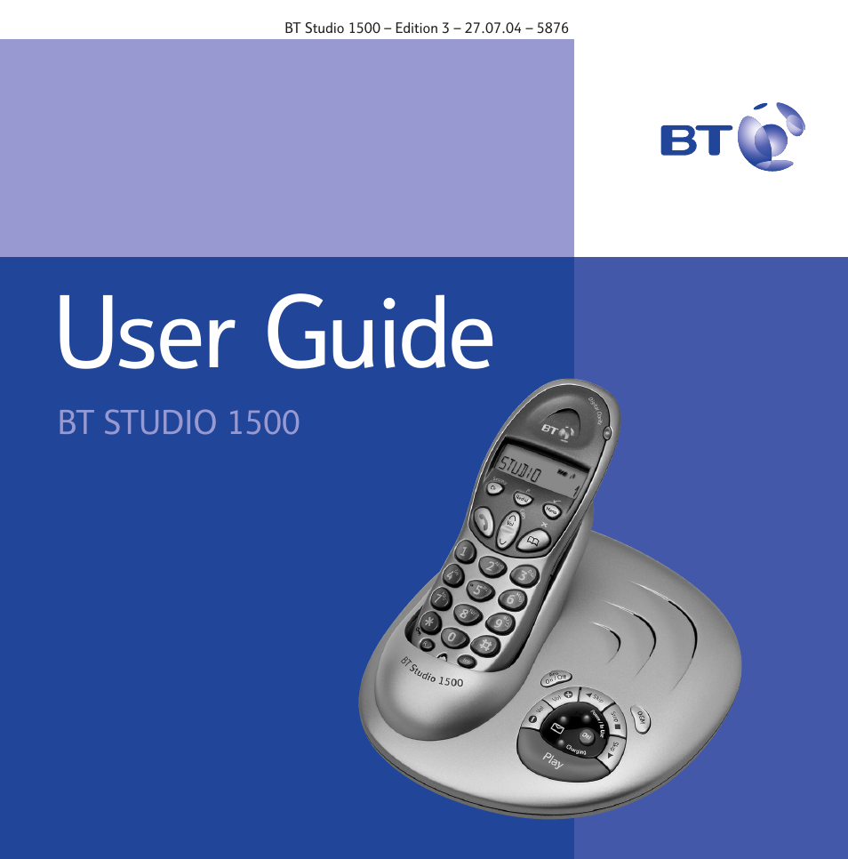 BT STUDIO 1500 User Manual | 68 pages