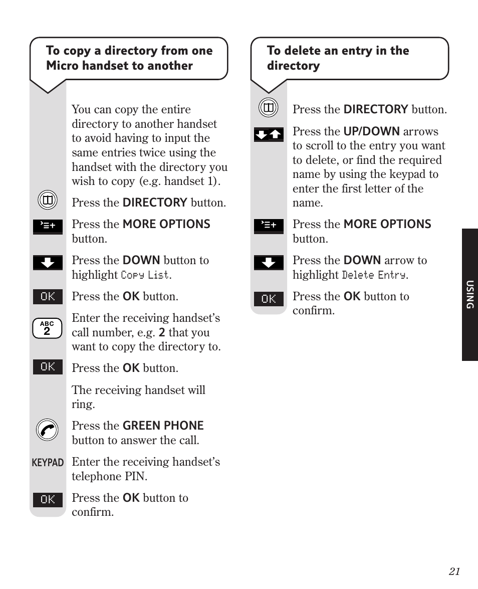 BT Diverse 3010 User Manual | Page 25 / 67