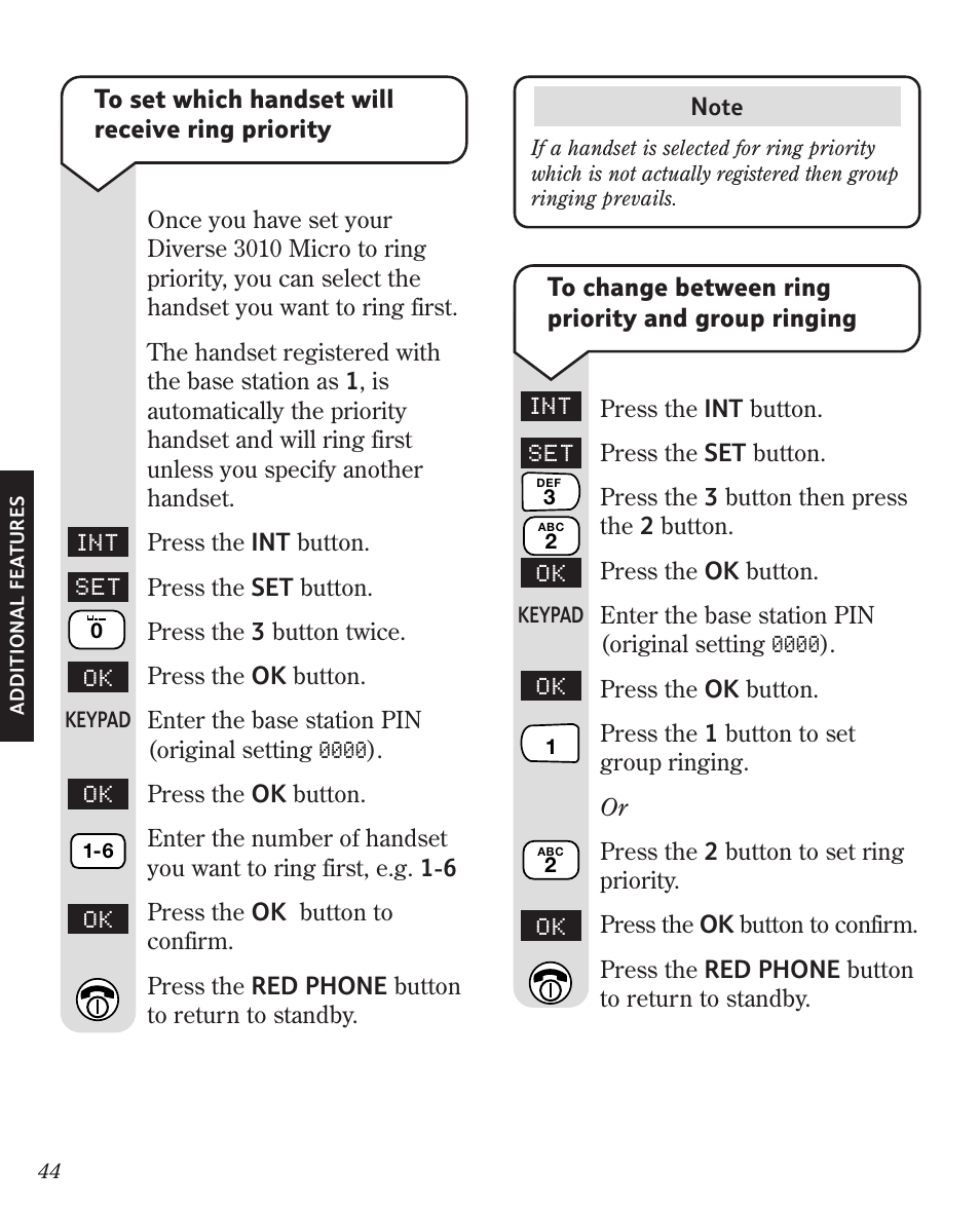 BT Diverse 3010 User Manual | Page 48 / 67