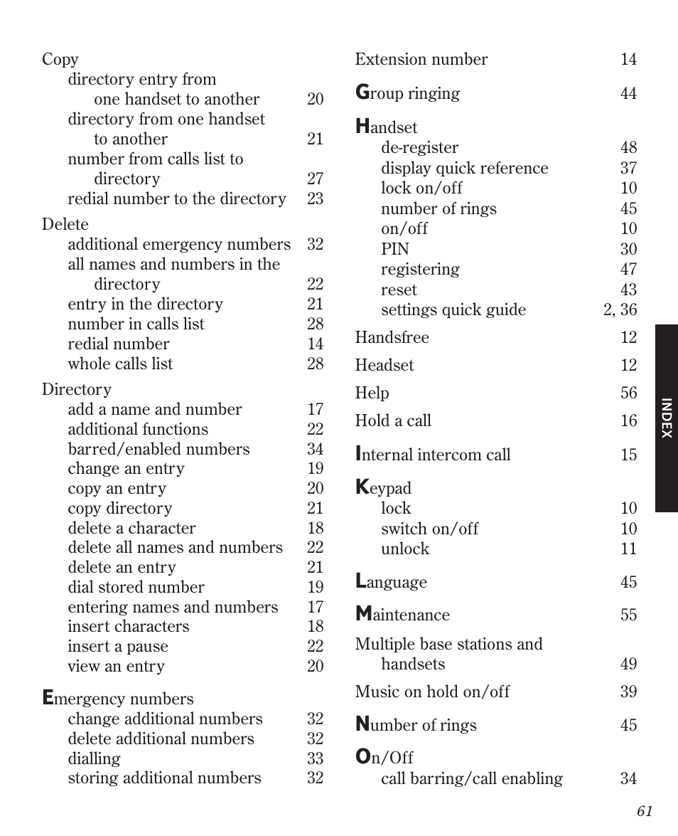 BT Diverse 3010 User Manual | Page 65 / 67