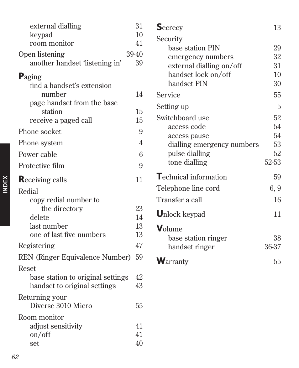 BT Diverse 3010 User Manual | Page 66 / 67