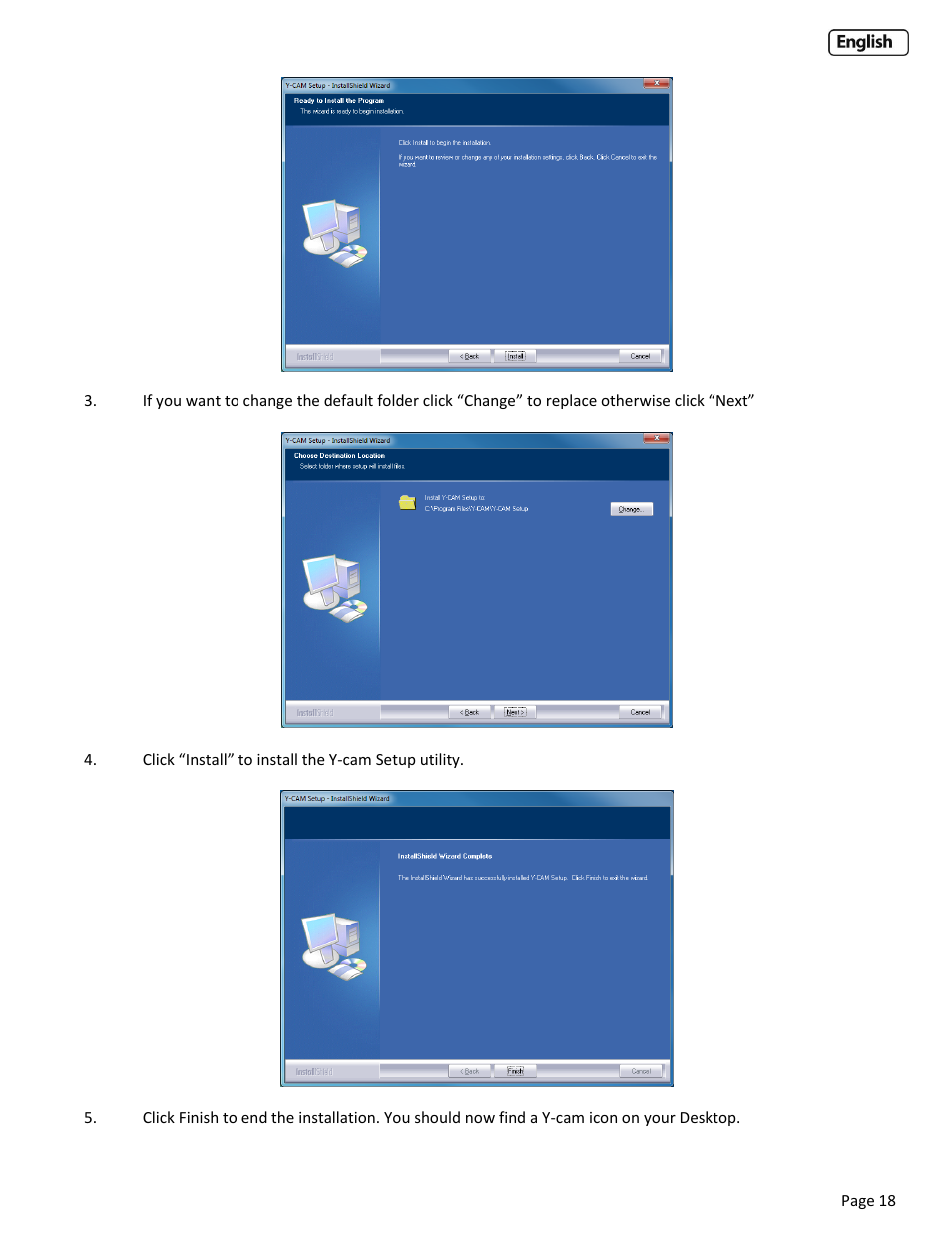 Y-cam Cube User Manual | Page 18 / 88