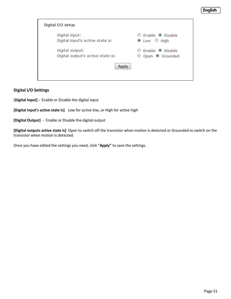 Y-cam EyeBall Range User Manual | Page 51 / 88