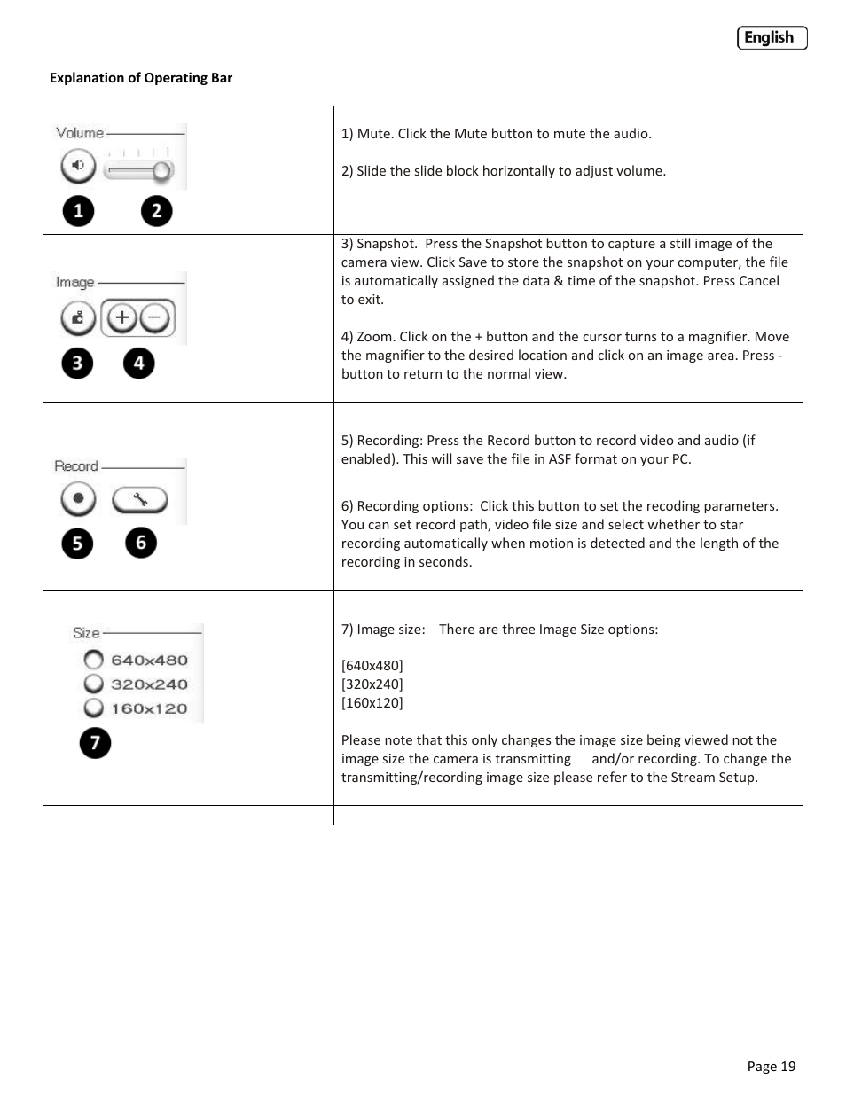 Y-cam Classic Range User Manual | Page 19 / 66