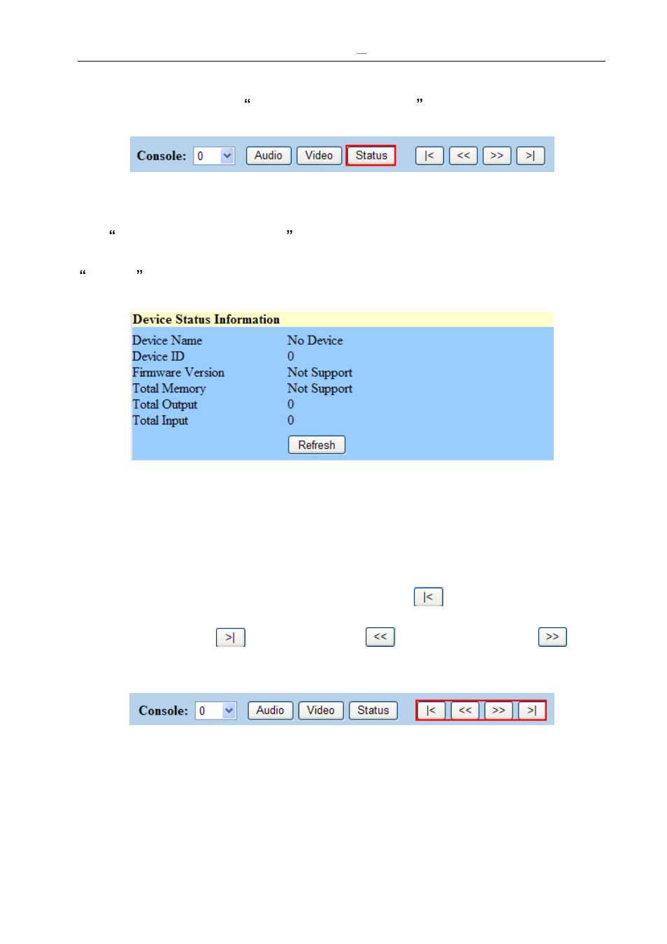 3 device status information, 4 device output view | Zigen HDBaseT Switches User Manual | Page 49 / 88