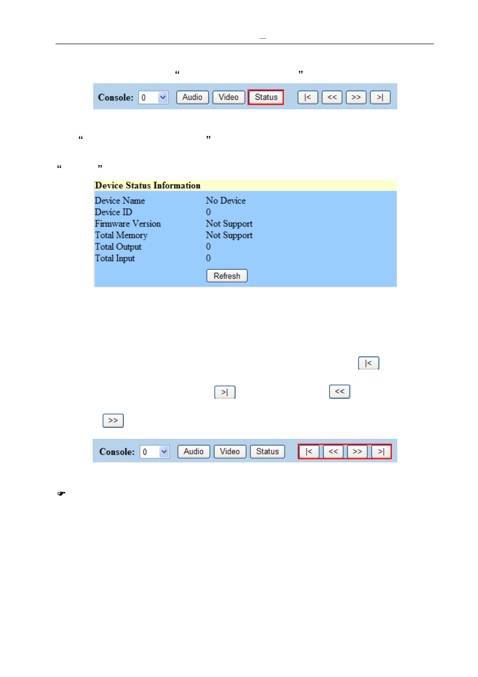 2 device status information, 3 device output view | Zigen AX-88 Audio User Manual | Page 38 / 65