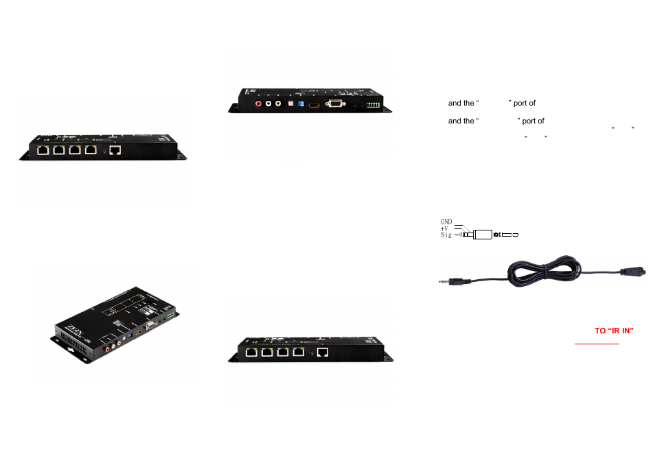 Installation, Ir receiver | Zigen ZIG-HAVEX User Manual | Page 2 / 3