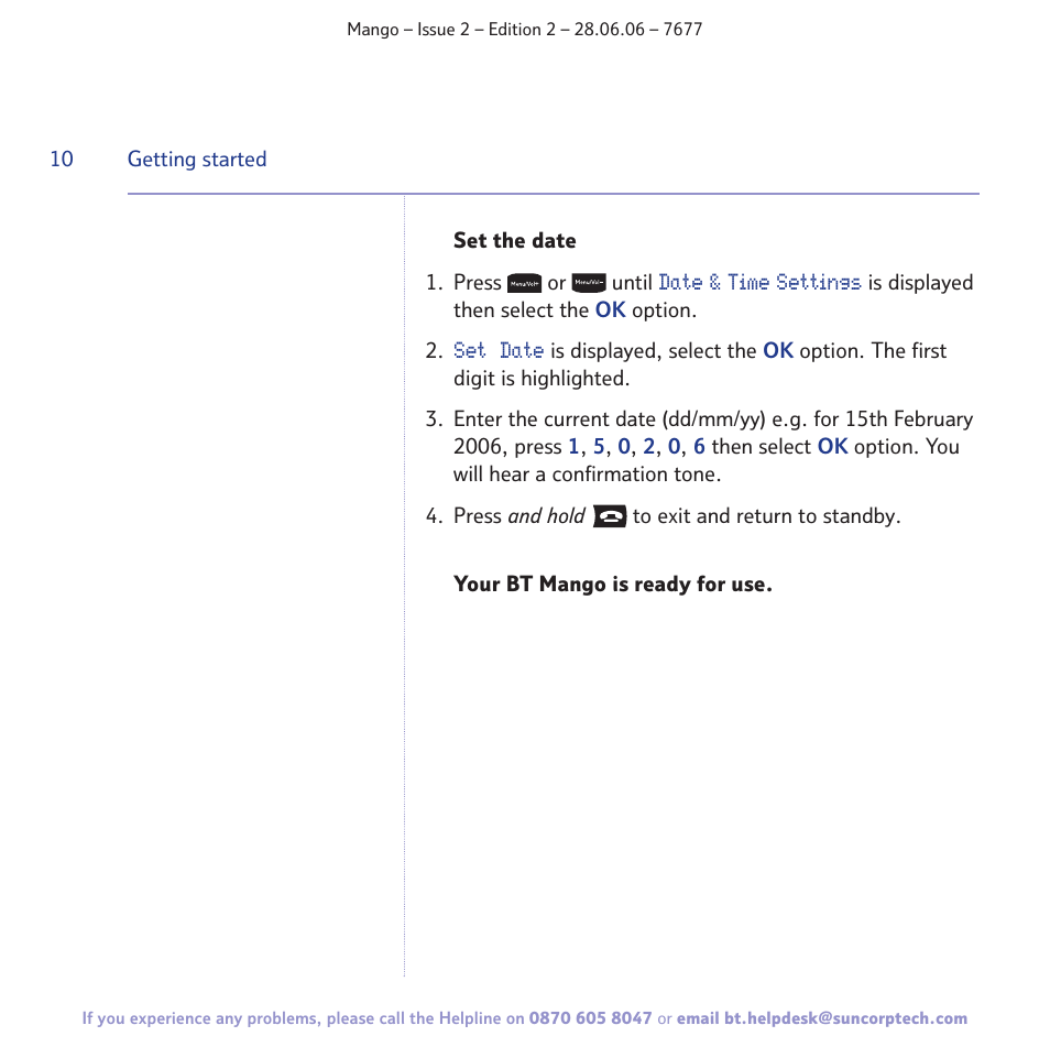 BT MANGO User Manual | Page 10 / 92