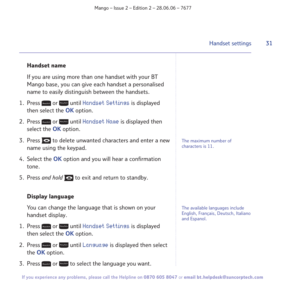 BT MANGO User Manual | Page 31 / 92