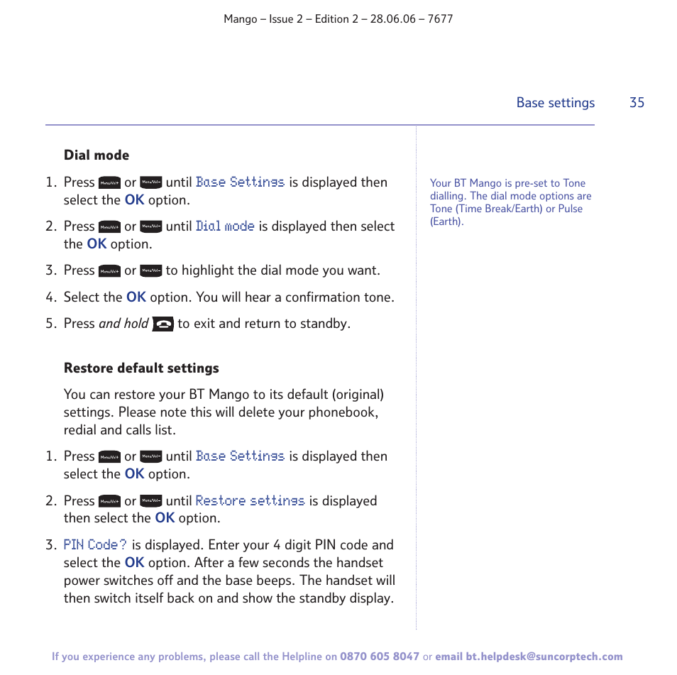 BT MANGO User Manual | Page 35 / 92