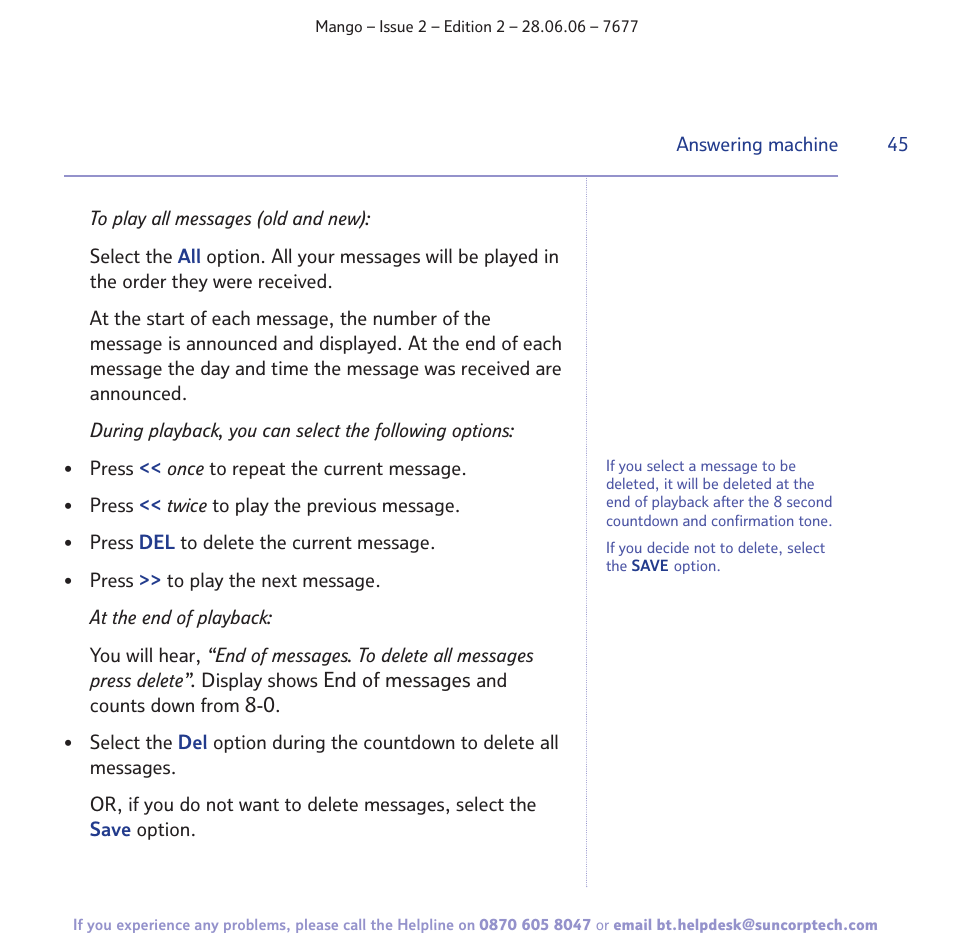 BT MANGO User Manual | Page 45 / 92