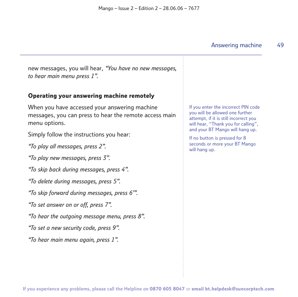 BT MANGO User Manual | Page 49 / 92