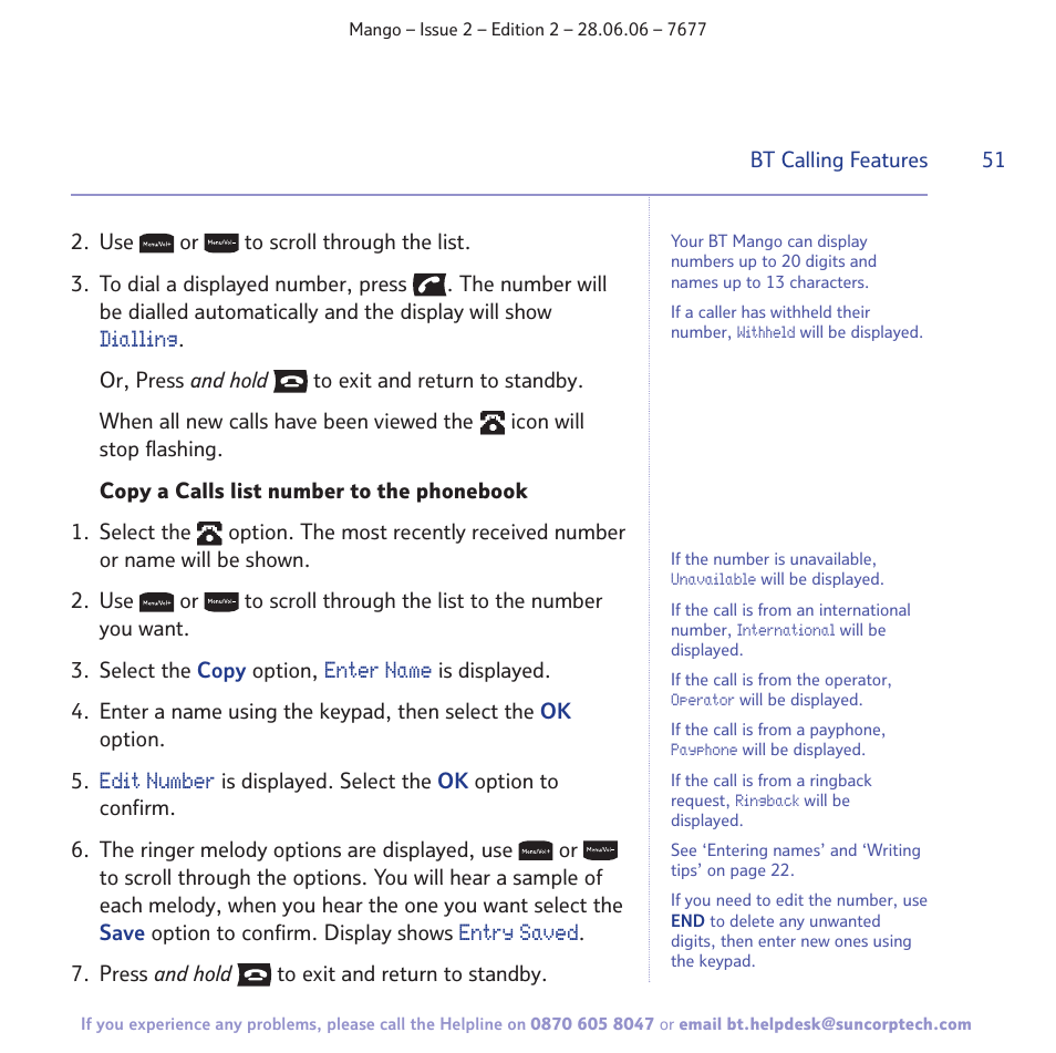 BT MANGO User Manual | Page 51 / 92