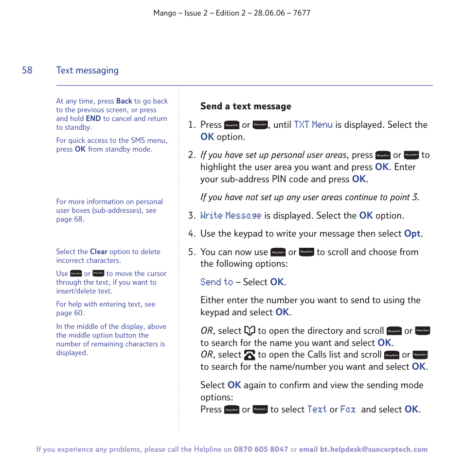 BT MANGO User Manual | Page 58 / 92