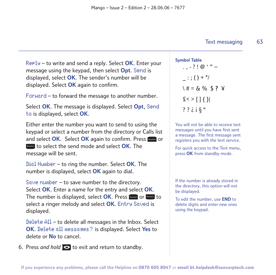BT MANGO User Manual | Page 63 / 92