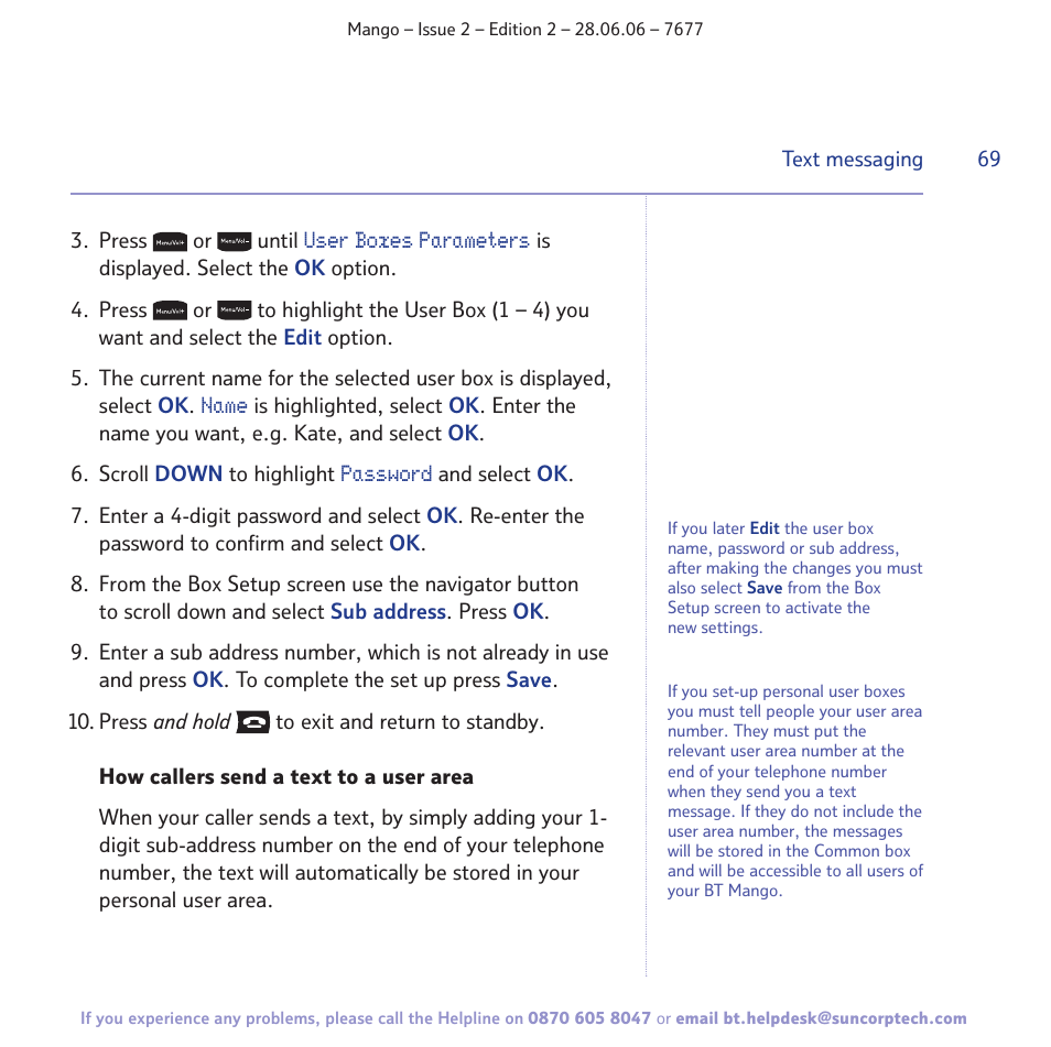 BT MANGO User Manual | Page 69 / 92