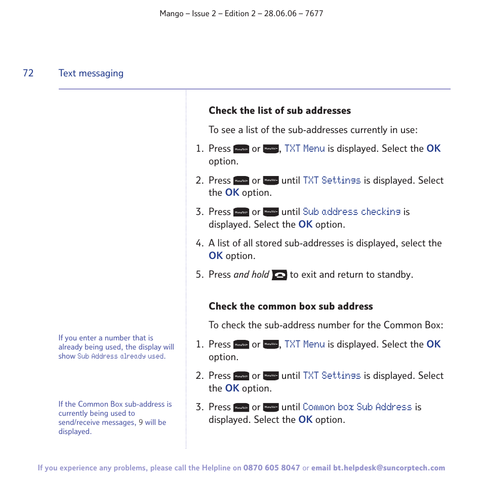 BT MANGO User Manual | Page 72 / 92