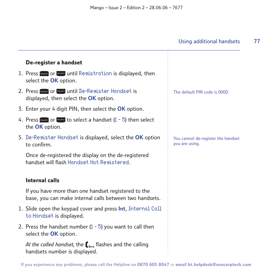 BT MANGO User Manual | Page 77 / 92