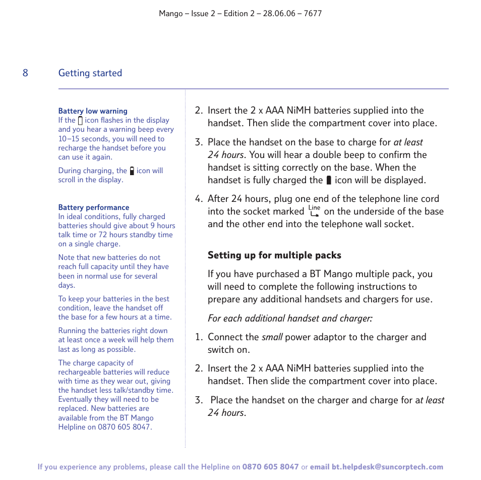 BT MANGO User Manual | Page 8 / 92