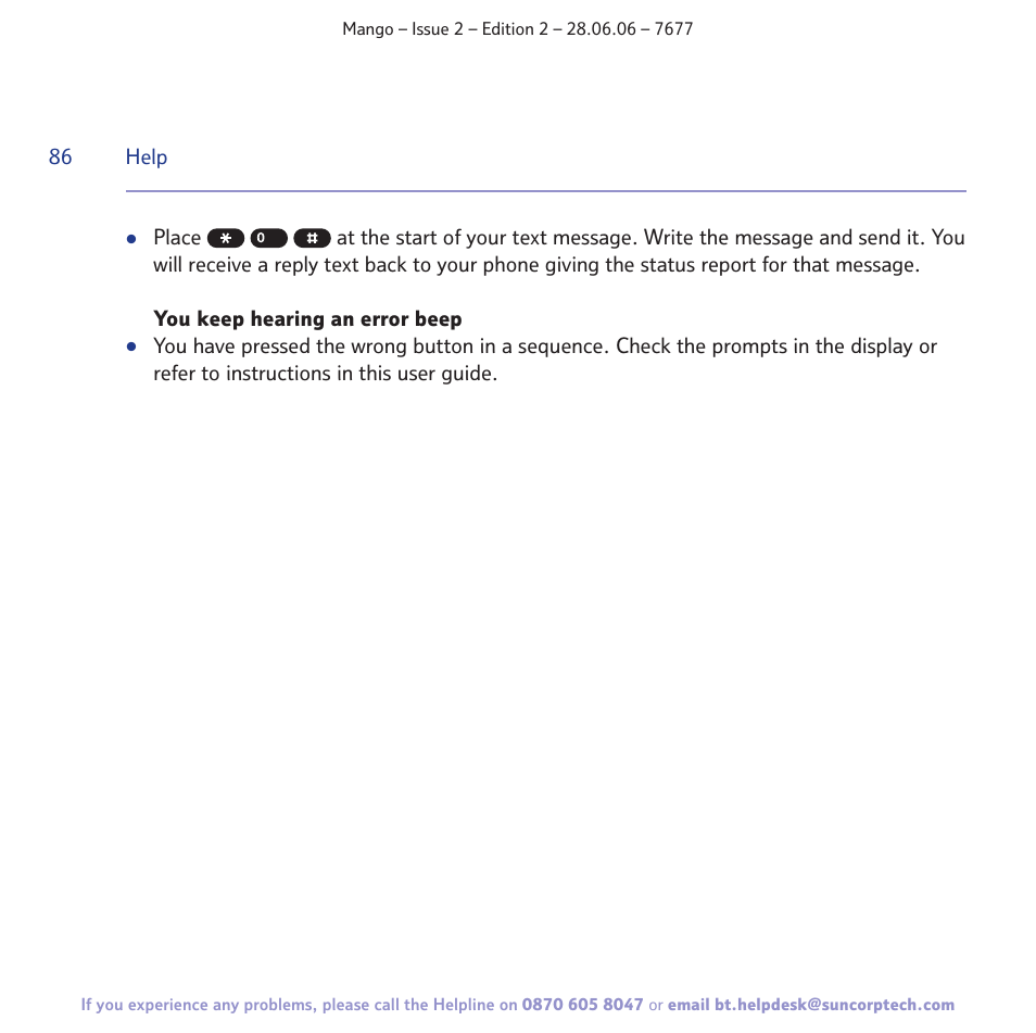 BT MANGO User Manual | Page 86 / 92