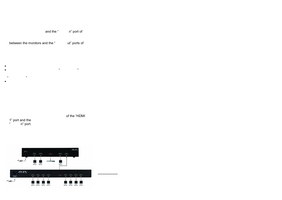 Installation, Operation for cascade | Zigen ZIG-18DA User Manual | Page 2 / 2