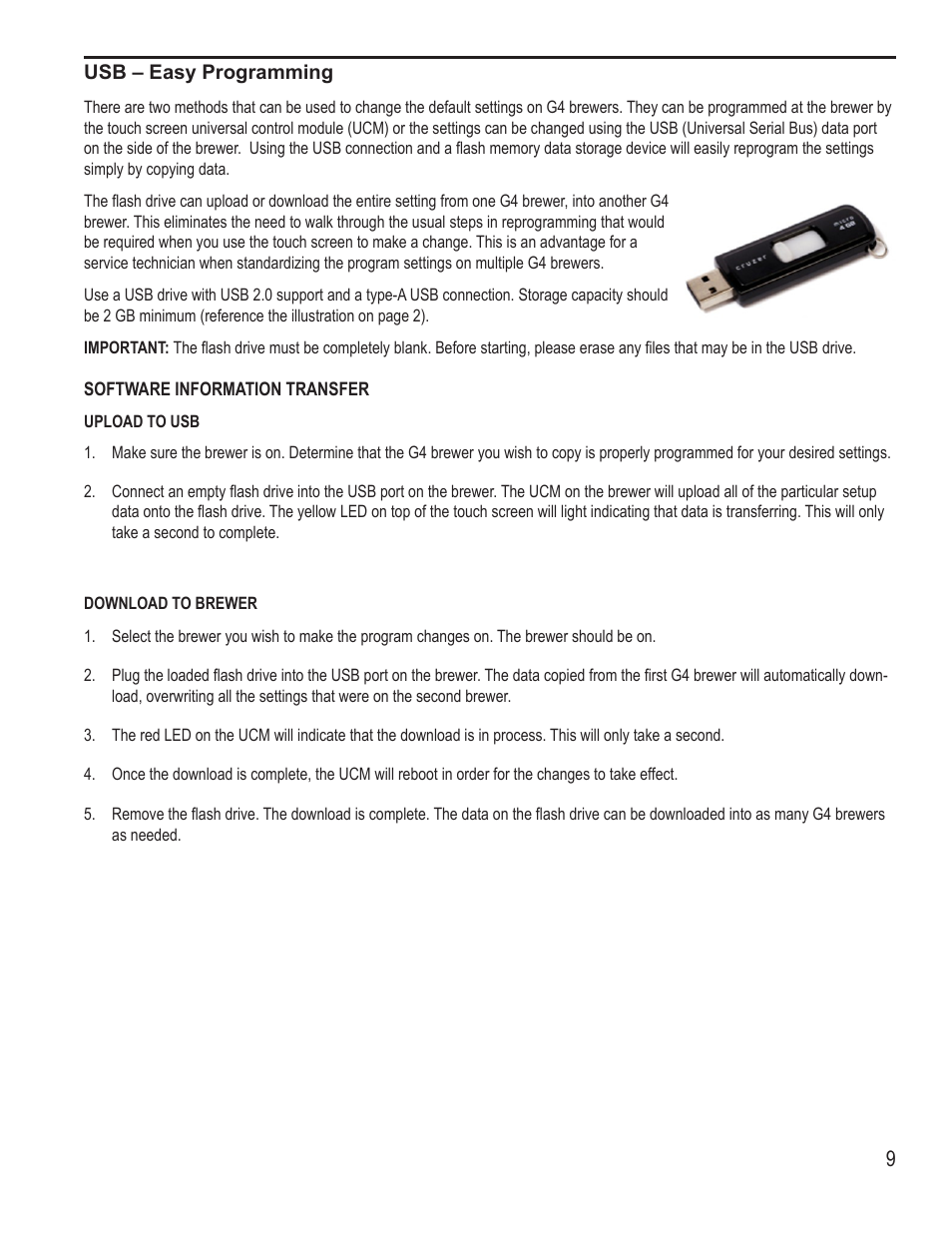 Wilbur Curtis G4TP1T User Manual | Page 9 / 18