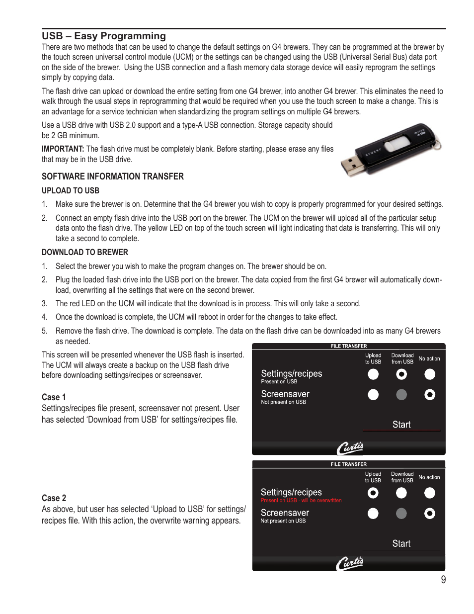 Wilbur Curtis G4TP1S User Manual | Page 9 / 16