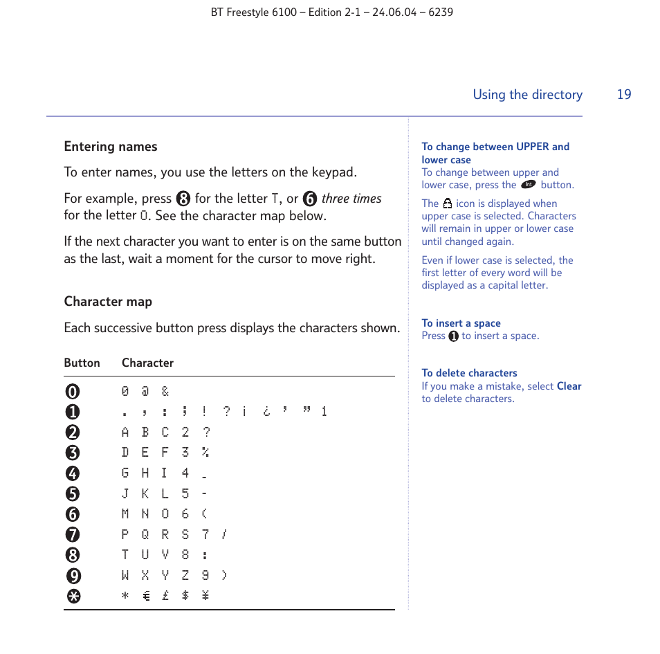 BT Freestyle 6100 User Manual | Page 19 / 52