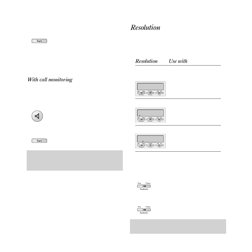 Resolution | BT DECTfax Fax machine and digital telephone system User Manual | Page 19 / 48
