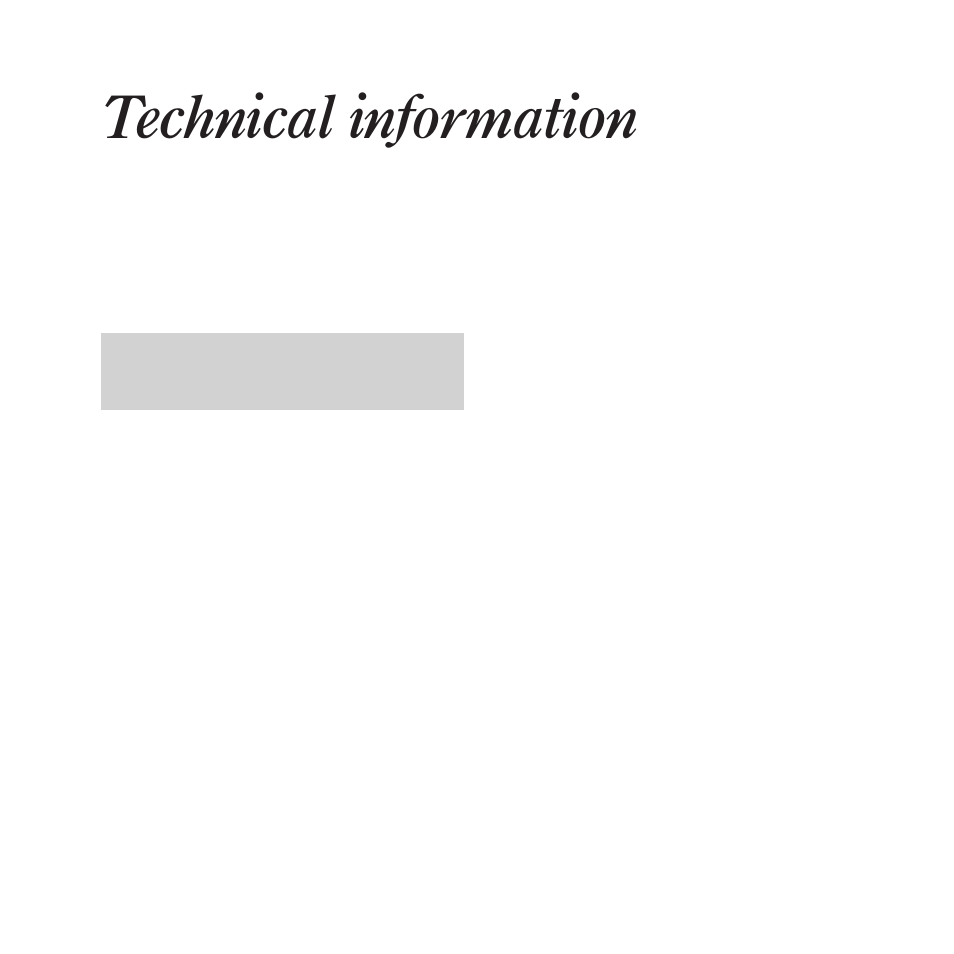Technical information | BT DECTfax Fax machine and digital telephone system User Manual | Page 44 / 48