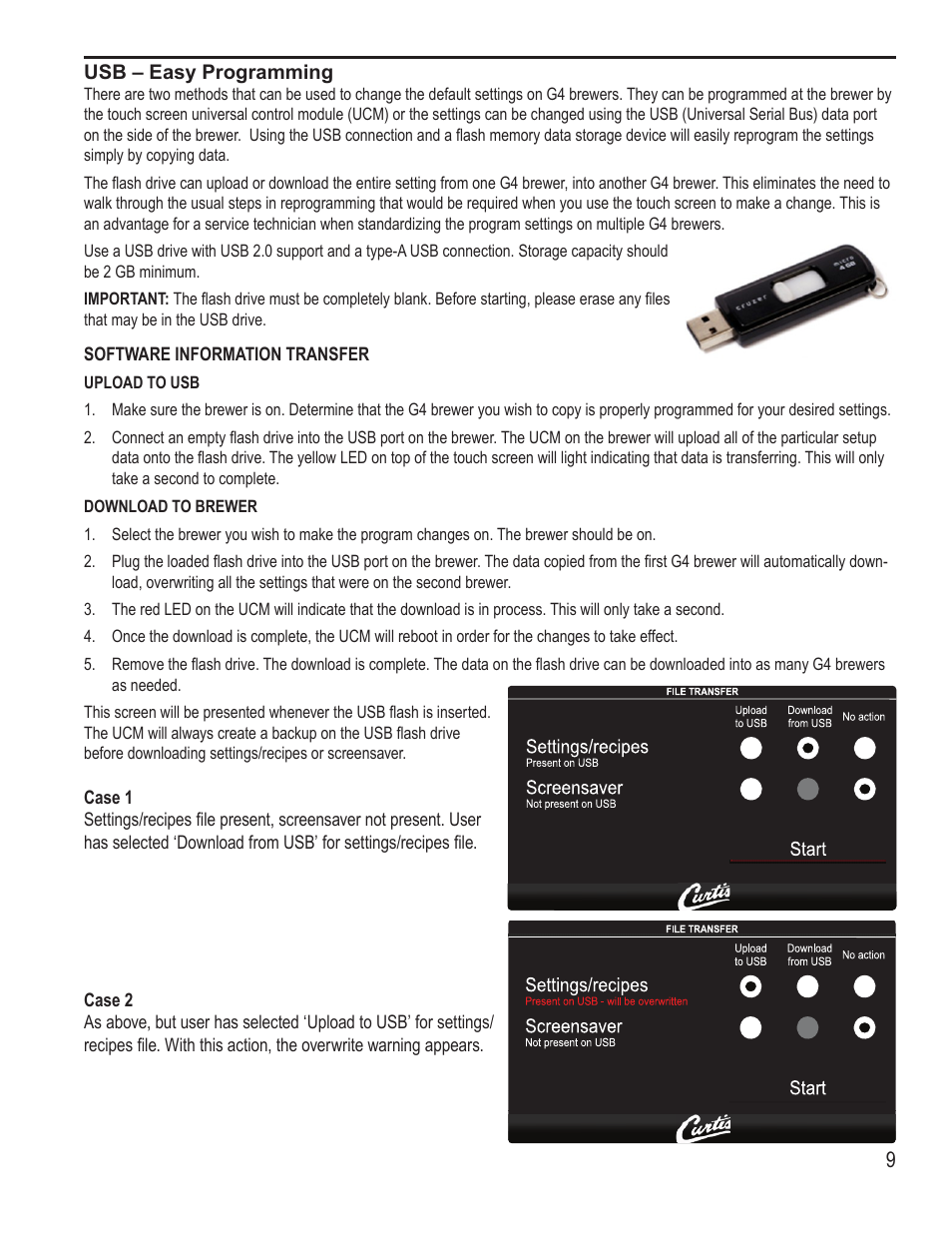 Wilbur Curtis G4GEMT User Manual | Page 9 / 16