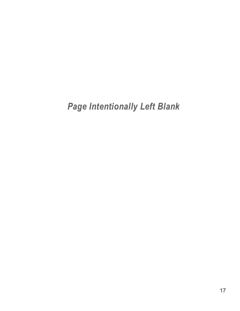 Page intentionally left blank | Wilbur Curtis G4GEMS User Manual | Page 17 / 18