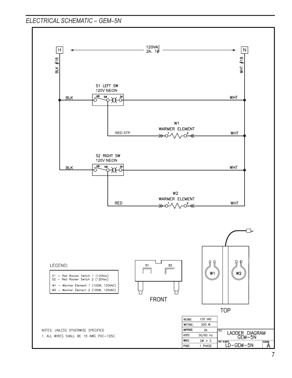 Wilbur Curtis GEM-5N User Manual | Page 7 / 8