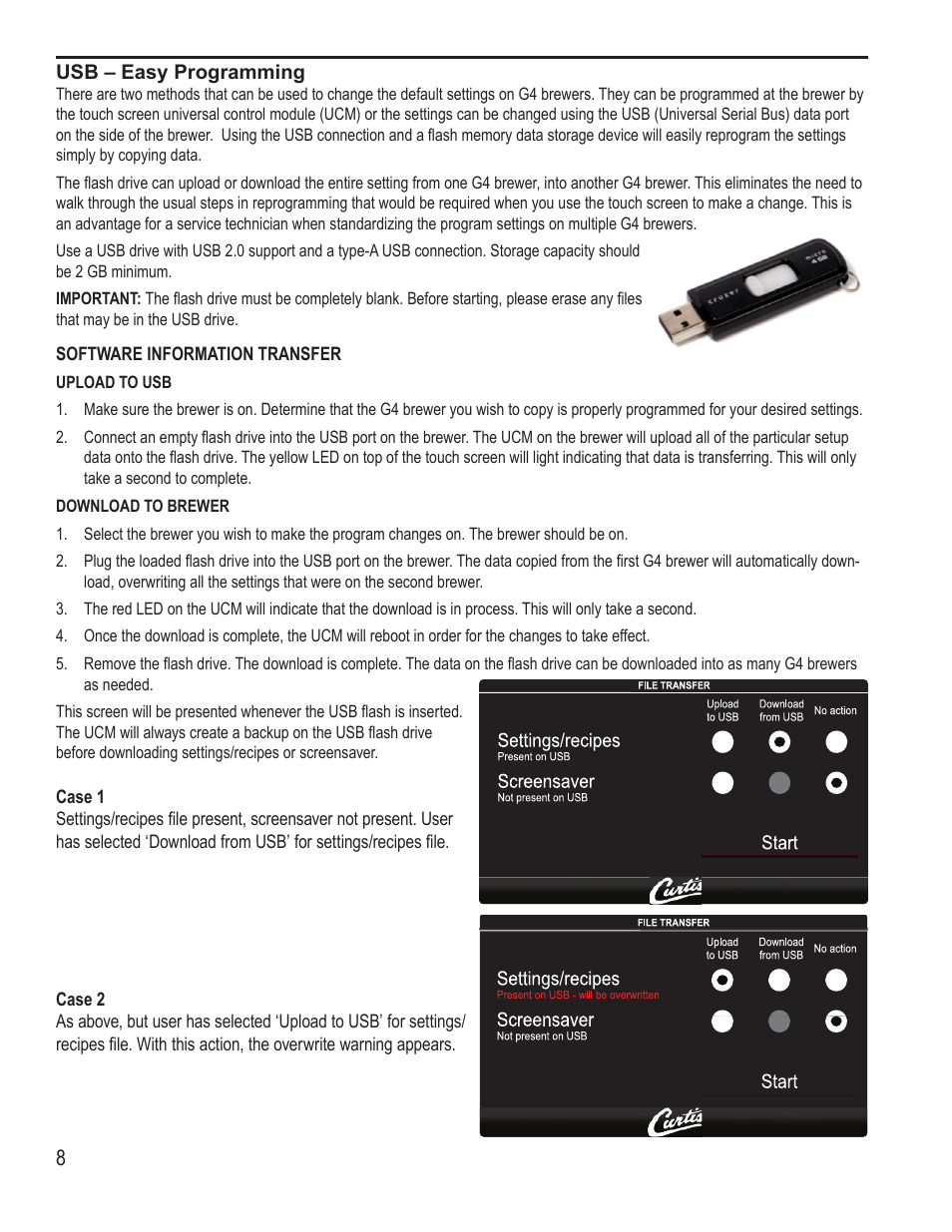 Wilbur Curtis G4GEMSIF User Manual | Page 8 / 18